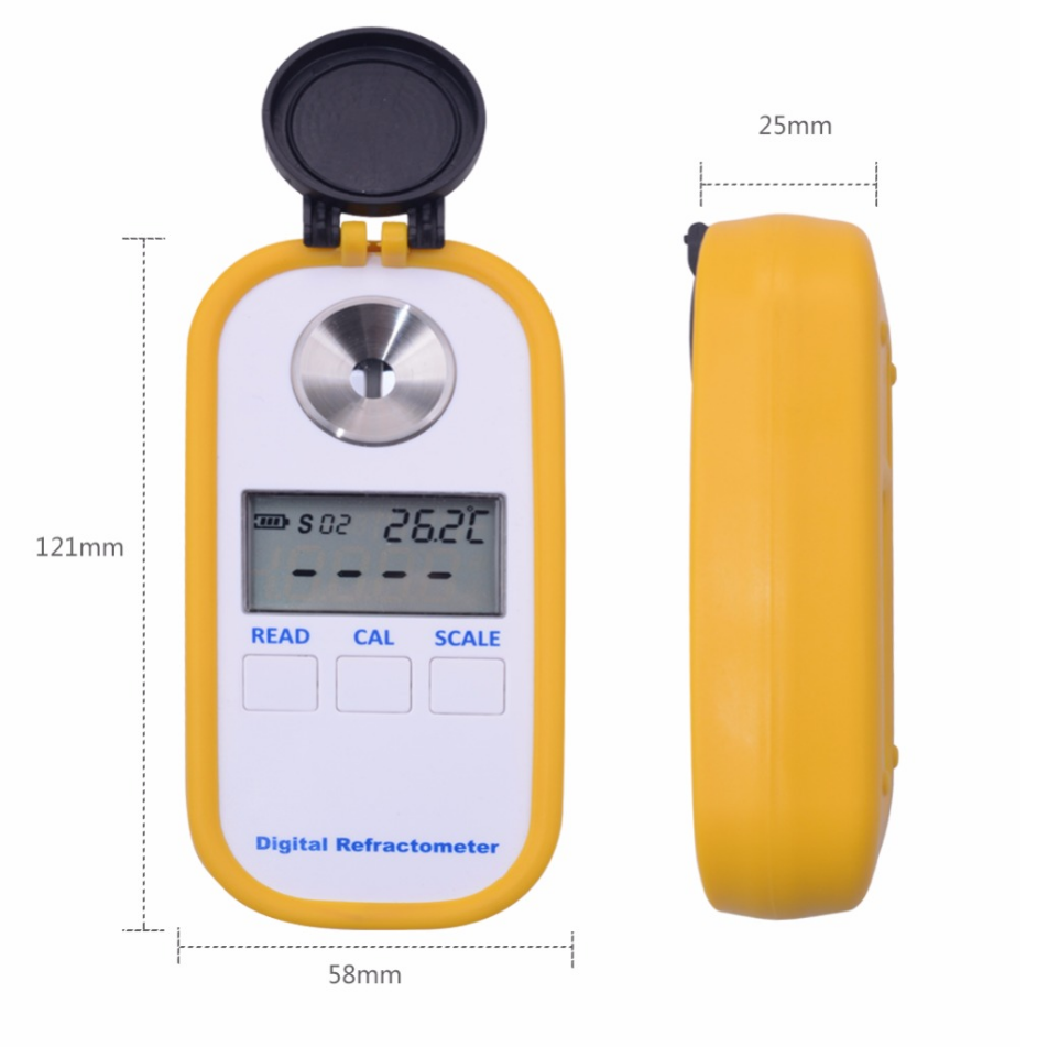 Glycol Antifreeze Brix Meter Refractometer グリコール不凍液糖度計屈折計